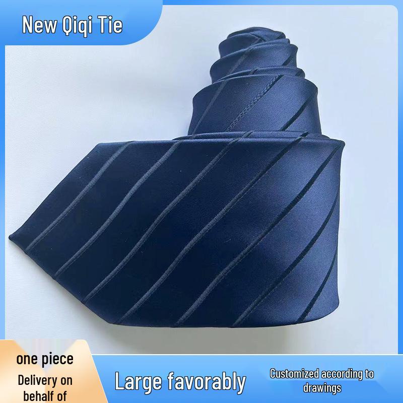 

Dark Blue Men s Formal Business Tie - Professional Workwear Accessory