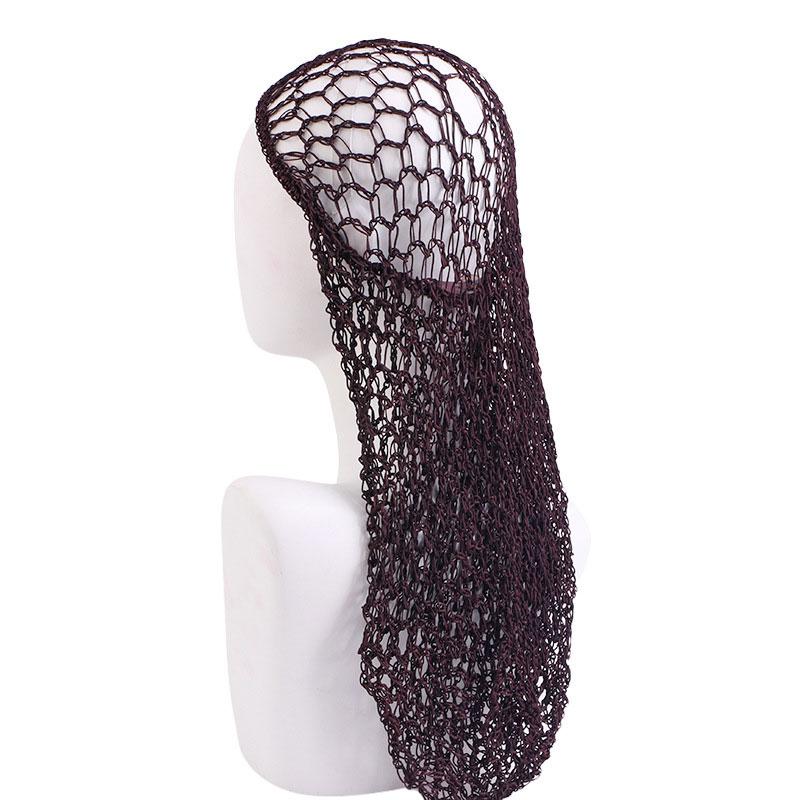 Women Hand Crochet Hair Woven Hair Net Hair Cap Night Sleep Cap Wig Protective