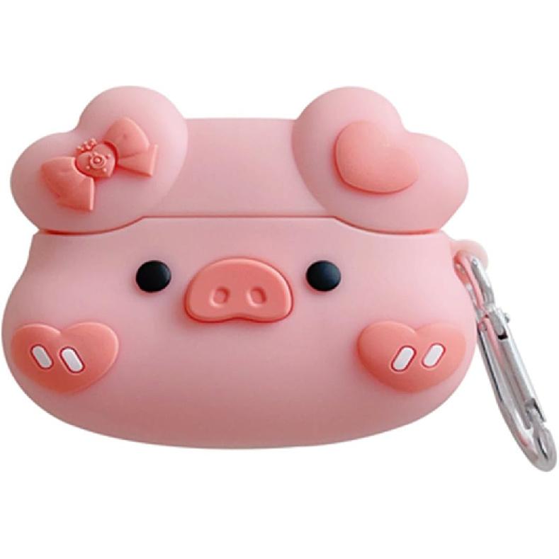 For Beats Studio Buds 2021,Studio Buds+ Plus 2023 Protective Case Cover with Carabiner,Cute Cartoon Creative Design Silicone Earphone Protective