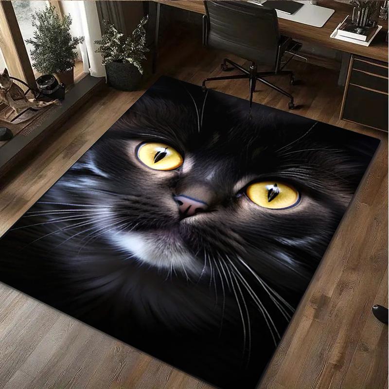Katze Tier Teppich Haus Teppich Büro Dekorativer Teppich Für Wohnzimmer Schlafzimmer Fußmatte Boden Teppich Computer Stuhl Bereichsteppich