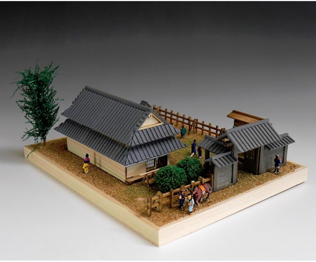 Woody Joe Fifty-three Stations of the Tokaido: Arai Barrier, Wooden Model Assembly Kit (Scenery)