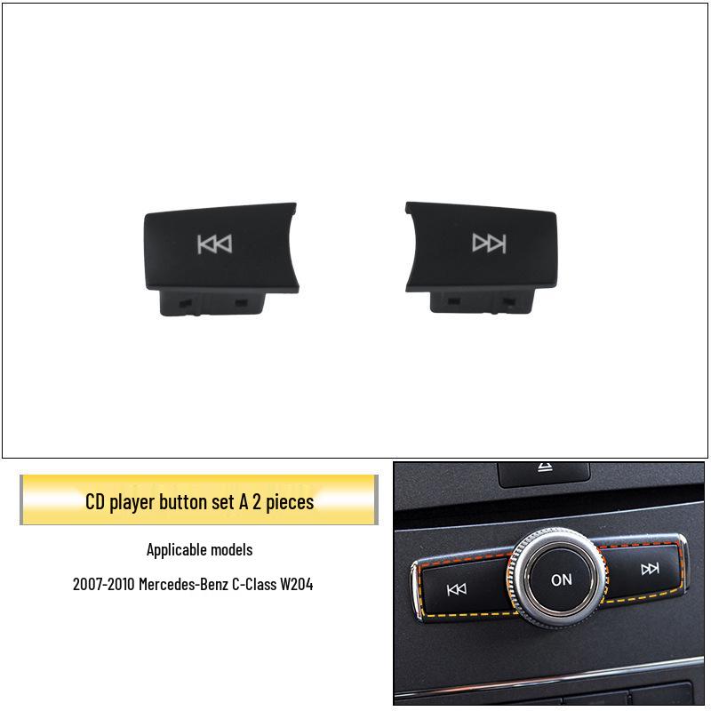Mercedes-Benz C/B/E-Class Audio CD Button ML350 CLS GLK Console Volume & Track Adjustment