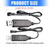 SM2.0 2P Stecker 3,7V USB Intelligentestes IC Ladekabel mit LED-Anzeige für Li-Ionen- und Lipoes-Akkus