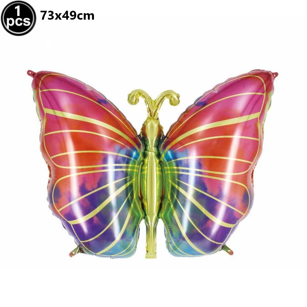 Large Butterfly Foil Balloons Blue Green Purple Birthday Party Wedding Decorations Baby Shower Globos Kids Toys