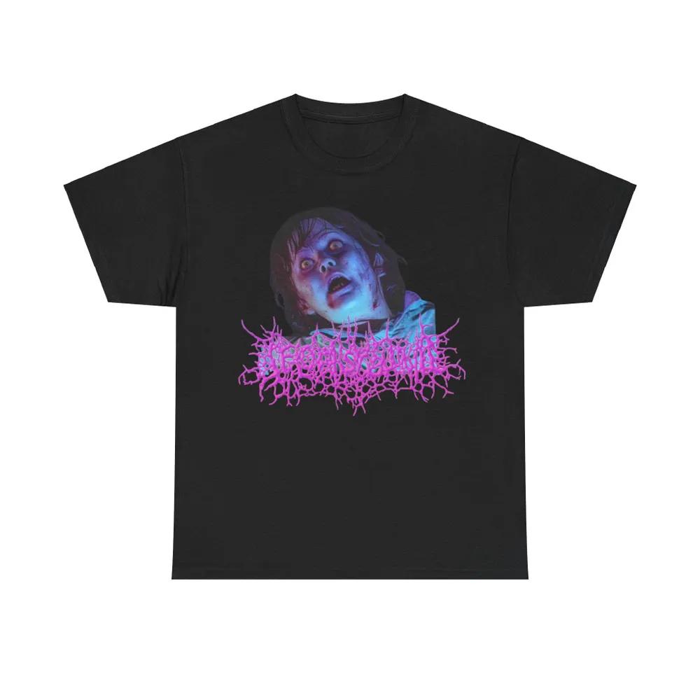Unisex Short Sleeve Crew Neck Cotton T Shirt Destroy Lonely Ilck Exorcist XL