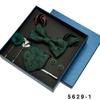 Men's Formal Tie & Pocket Square Eight-Piece Gift Set - High-End Wedding & Business 