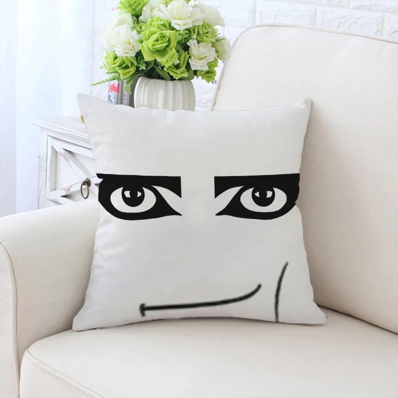 Creative Expression Pattern Pillowcase Car Ornaments Office Living Room Sofa Home Pillowcase