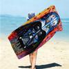 Personalized "Captain America: Thunderous Hero" Beach Towel Microfiber Beach Towel Thin Absorbent for Beach Swimming Yoga Bath Sports. 0910112