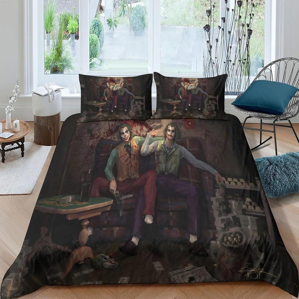 Joker Origin Film Bettwäsche Sets Exquisites Bettwaren Set Joker Romeo Bettdecke Set Bettwäsche Set Luxuriöses Geburtstagsgeschenk