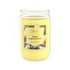 Sweet Sugared Lemon Scented Single Wick Jar Candle Fresh Limoncello Aroma Decorative Glass Vessel 100 Hour Burn Time Gift Idea