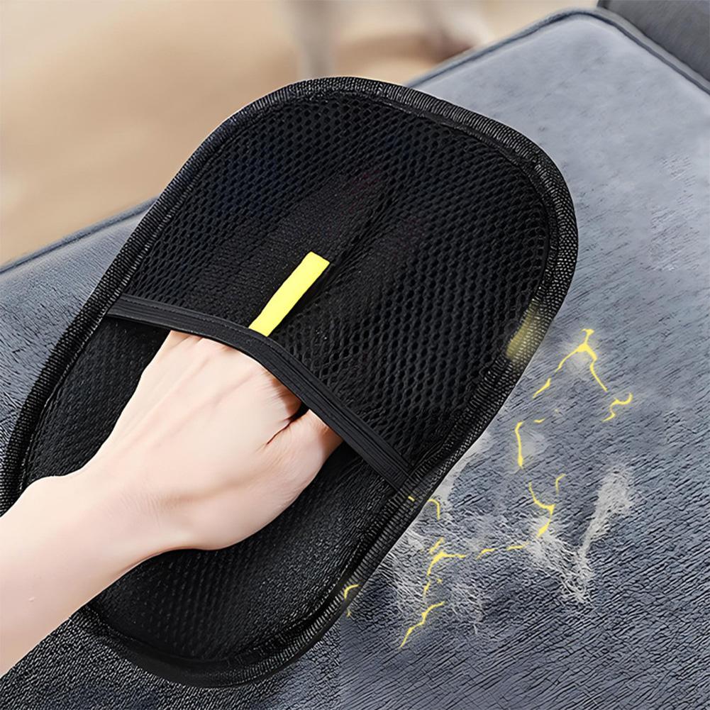 Tierhaarentfernungshandschuhe Doppelseitige Antistatikhandschuhe Wiederverwendbarer Entfilzungshandschuh Haarentfernung