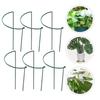 2PCS Half-Ring Plant Support Stakes U-Shaped Flower Support Rack  Potted Plants