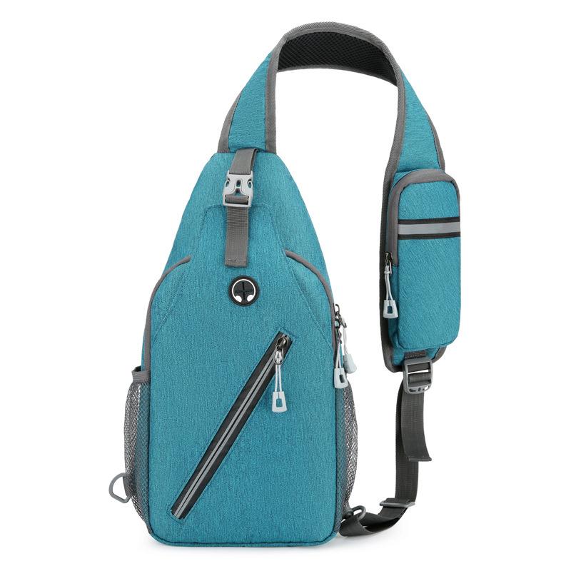 Unisex Chest Bag Simple Storage Bag Lightweight Travel Small Backpack Crossbody Bag Fashion Casual Single Should Bags