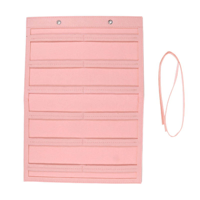 Felt Hanging Storage Organizer Wall Decor Hair Bows Storage Hair Clips Hair Rope Glasses Organizing Storage For Hair Accessories
