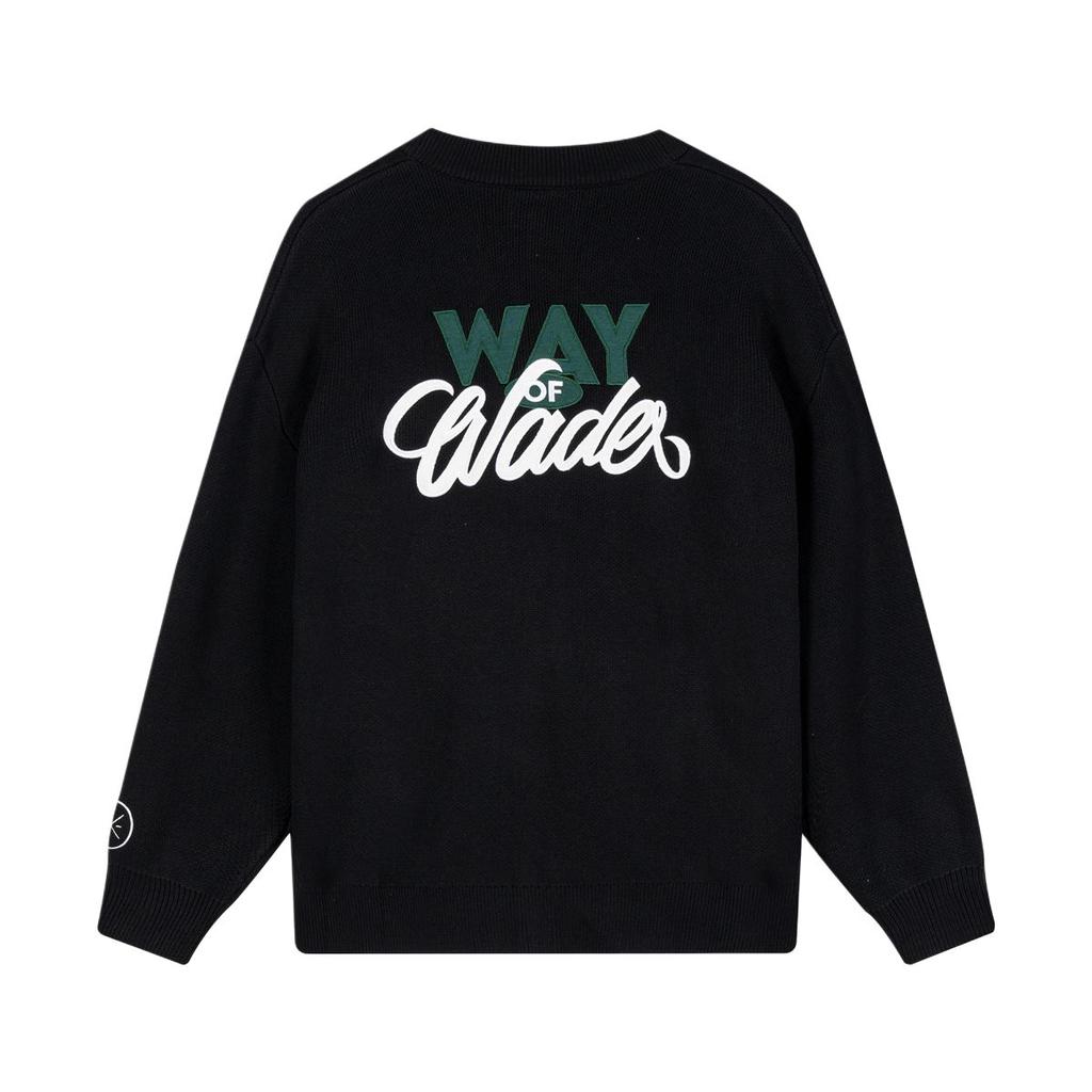 Li Ning X Jay Flow Collaboration Sports Lifestyle Series Wade Series Soft Breathable Versatile Long Sleeve Sweater Men sweater AFDVH05-1