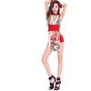 Vintage Qipao Ninja Cosplay Costume Women Stage Performance Party Outfit