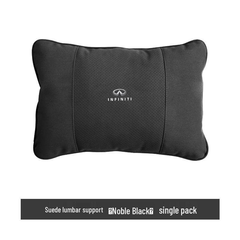 Infiniti Q50L/Q70/QX50/Maybach Suede Neck Pillow & Lumbar Support Headrest