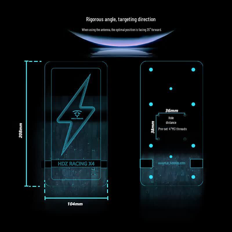 Maple Wireless Racing X4 Flat Panel Antenna