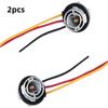 2pcs 1157 12V 180 Degrees Light Harness  Connector for Turn Signal Lamp / Time Running Lamps / Backup Lights
