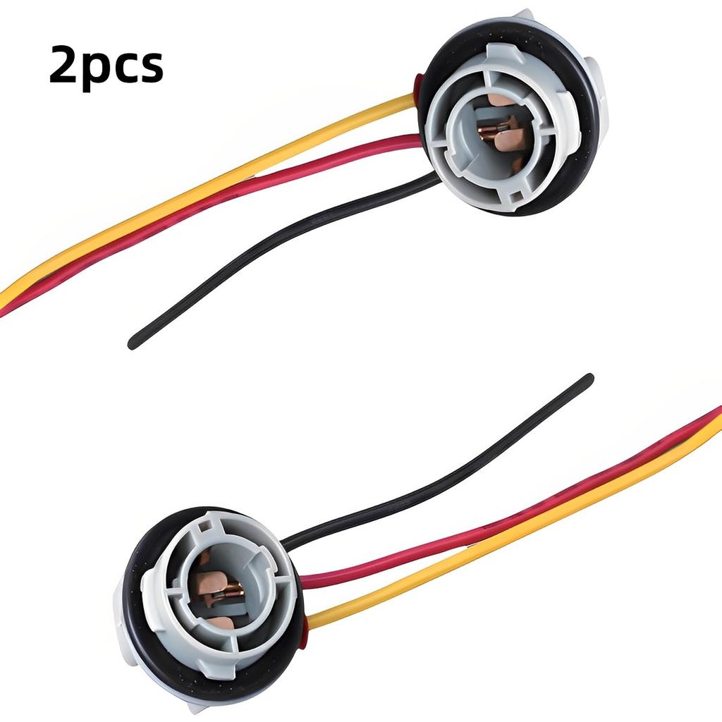 2pcs 1157 12V 180 Degrees Light Harness  Connector for Turn Signal Lamp / Time Running Lamps / Backup Lights