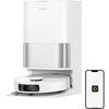 Robot Vacuum Mop - DREAME D30 Ultra White - Long Battery Life - 25,000 Pa - LiDAR Navigation - Auto Station