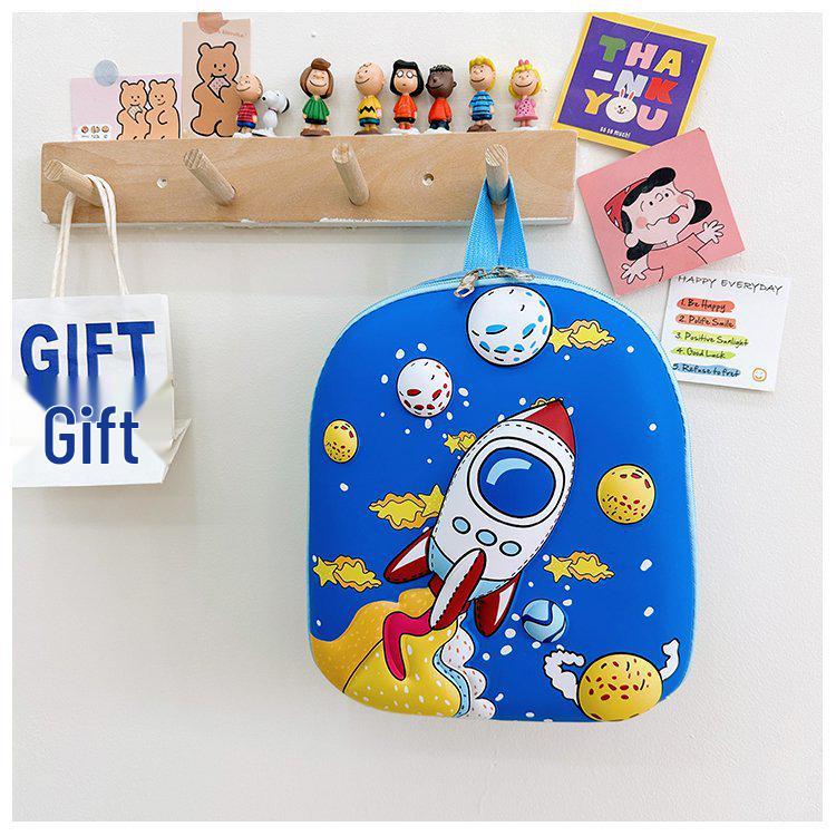 3D Animal Hard Shell Backpack for Kids (2-7 Years) - Lightweight Cartoon Design