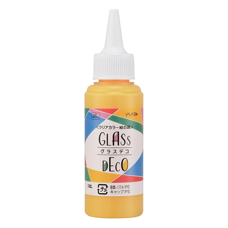

Yamato art supplies glass deco 60ml monochromatic sunny yellow GDS60H-1