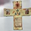 Handmade Pocket Oratory Portable Christian Prayer Cloth Bag With Cross Travel Devotional Kit For Spiritual Protection Faith