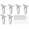 Stainless Steel  Plate Fixed Hook Buckle for Yoga Hanging Swing Hanger Hammock Accessory