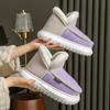 Winter high-top cotton slippers warm indoor couple home non-slip thick bottom high bag and comfortable outside wear