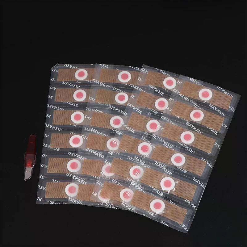 Non-woven Adhesive Corn Cushions Patches Foot Care 6/12/18/24Pcs Foot Corn-Callus Removal Clavus Paster Corn Pads With Knife