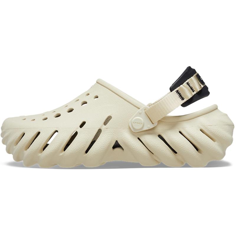Crocs EVA Bobo Lightweight Non-Slip Sports Sandals Unisex Beige Black