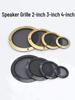 Bluetooth Speaker Grille Set: 2-inch, 3-inch, 4-inch Stainless Steel Dust & Decorative Covers