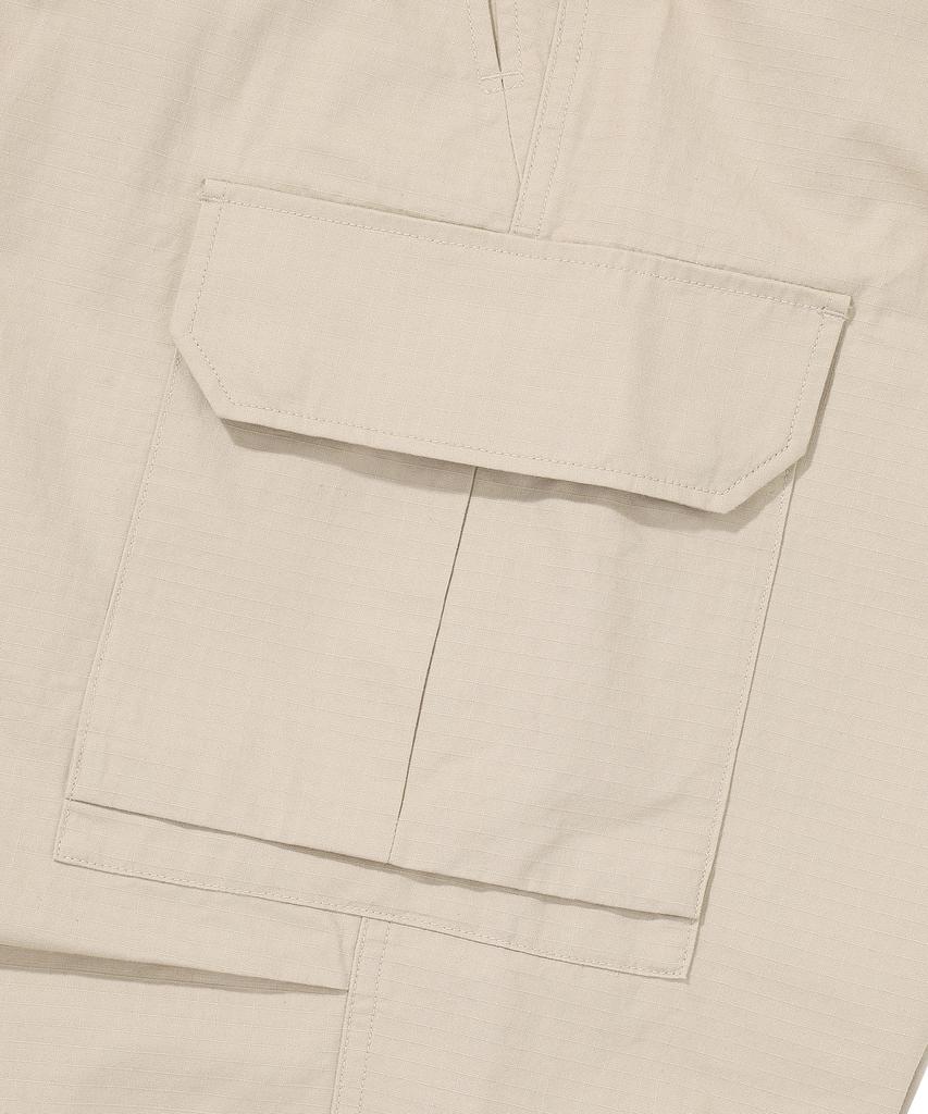 Syupeodeulai Cargo Parachute Pants Beige