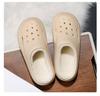 2025 Winter EVA Couple's Cotton Slippers: Indoor Warm Shoes with Thick Sole and Velvet-Lined Holes