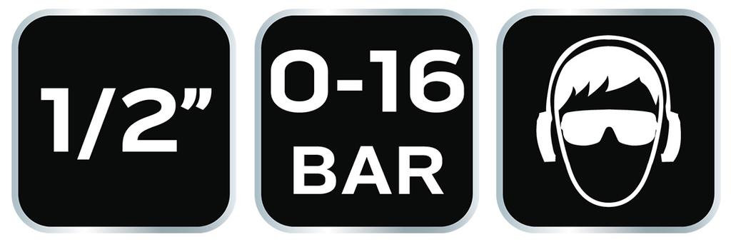 Schnellkupplung für Kompressor mit 1/2" Außengewinde