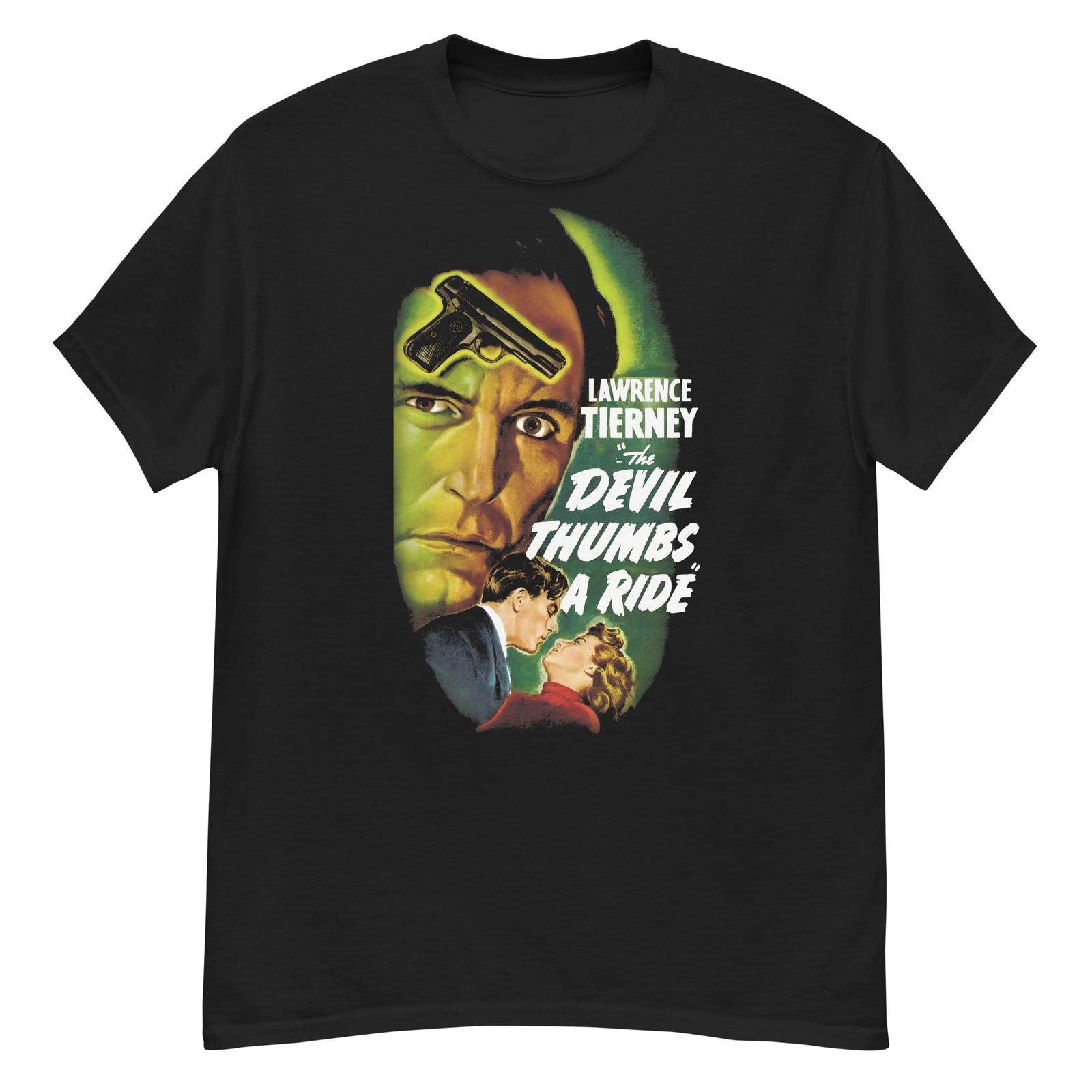The Devil Thumbs a Ride cult film noir fan art t-shirt L