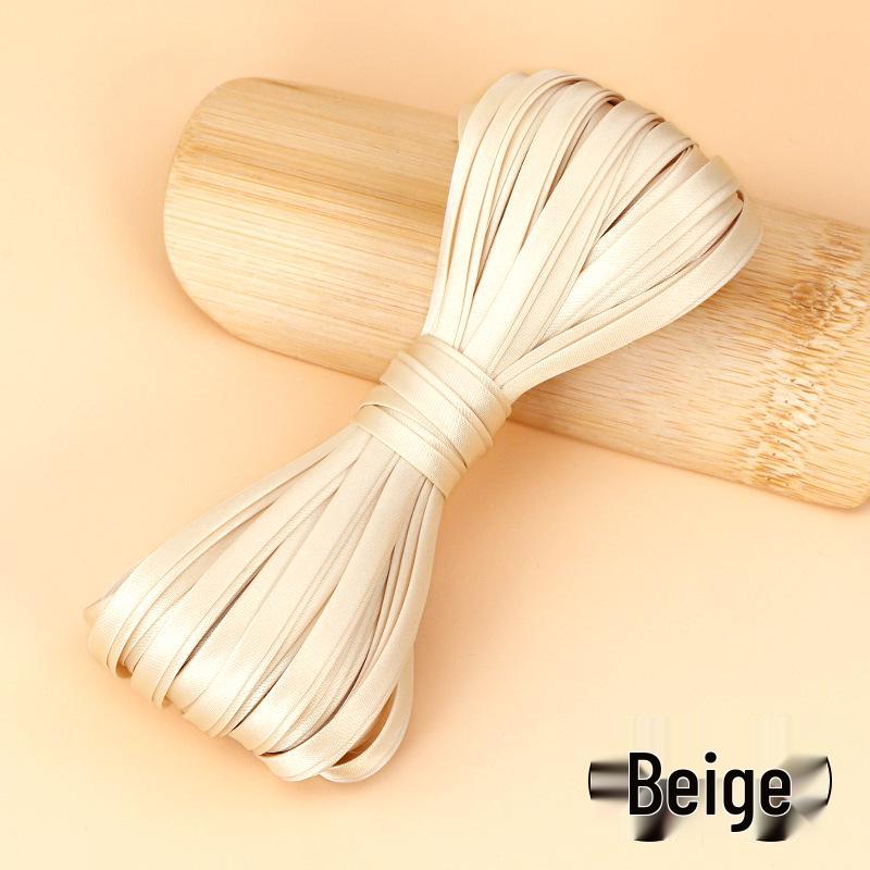 

Hengmeihe Атласная тесьма для окантовки ципао - 0,6 см Не требующая глажки отделка для подгиба одежды