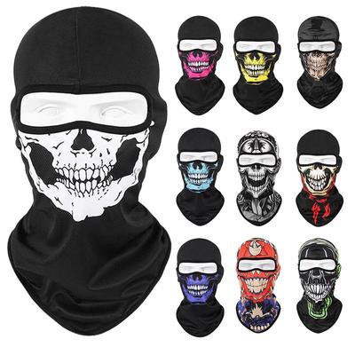 Skull Balaclava Full Face Cover Bandana for Outdoor Cycling Face Mask Neck Gaiter Motorcycle Accessories