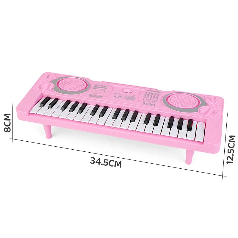 Children's 37-Key Mini Electronic Keyboard Toy - Beginner Piano