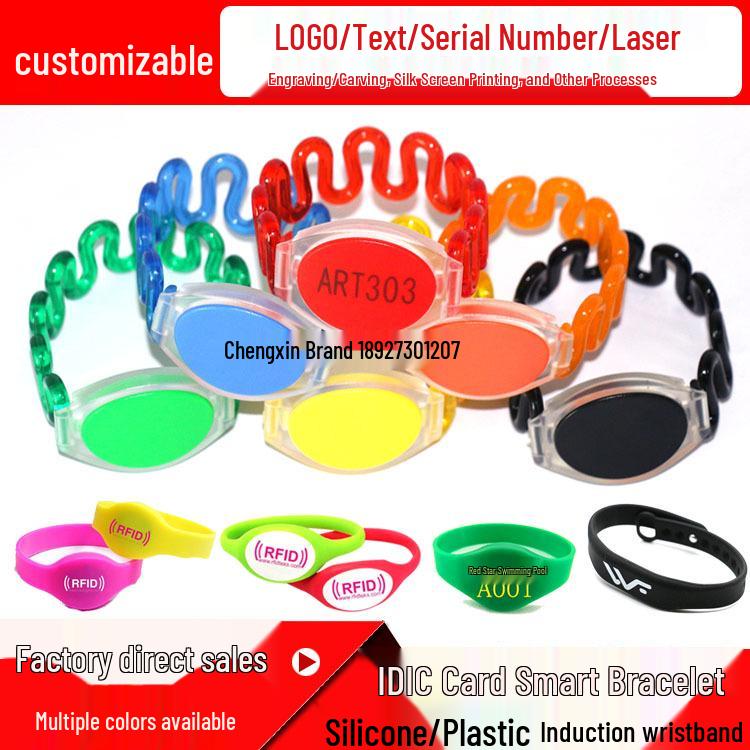 RFID TPU Induction Wristband for Sauna, Gym, and Pool Lockers IDTK4100/ICS50