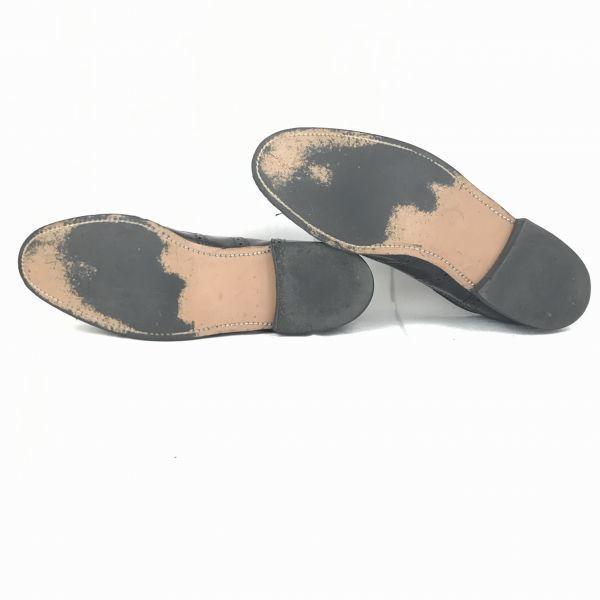 Vintage Nunn Bush USA Leather Goodyear Wingtip Black 26.5(USED)