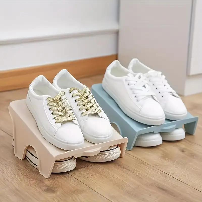 Storage Shoe Rack Double-layer Plastic Double-layer Shoe Rack Cabinet Integrated Shoe Rack To Organize Shoes and Slippers