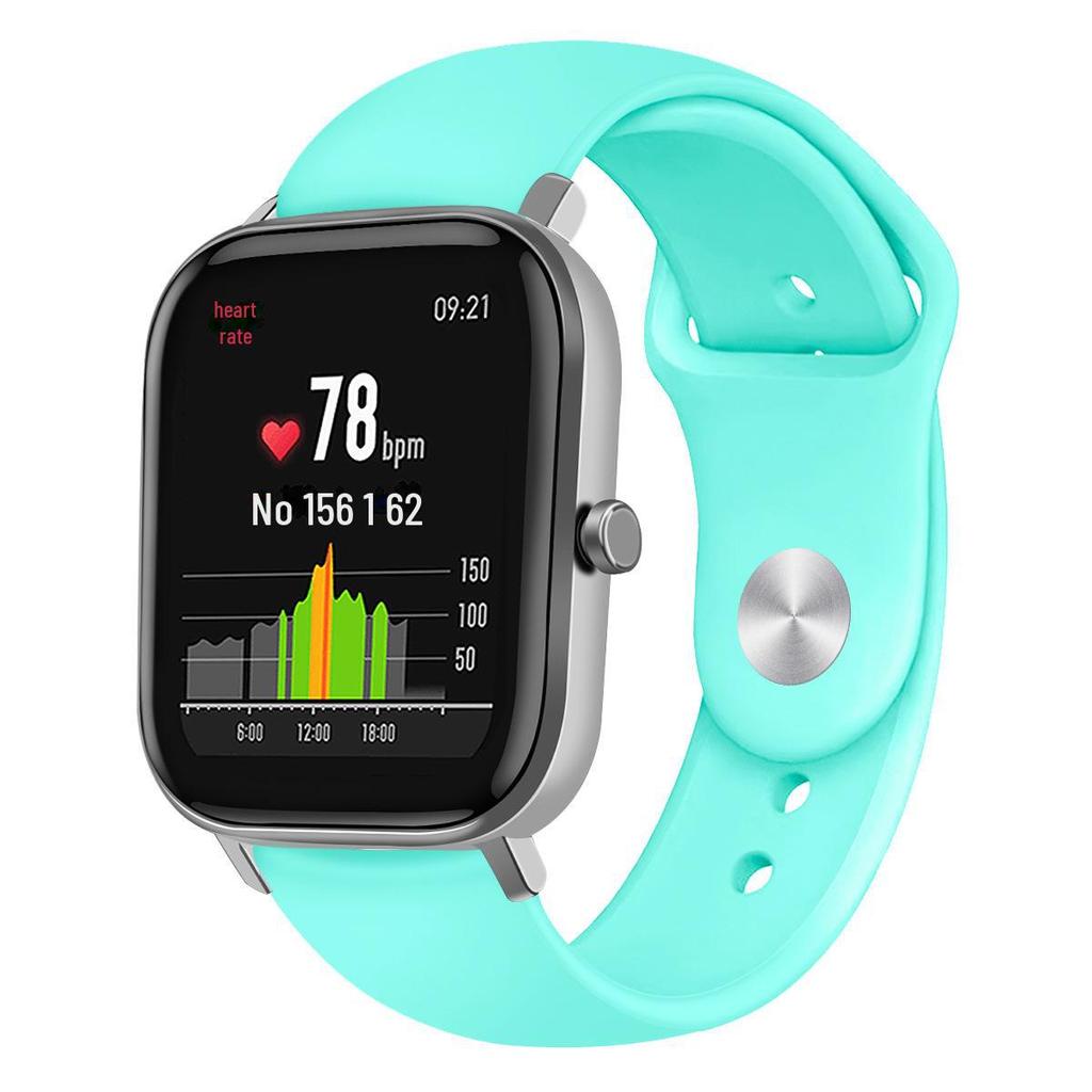 Compatible with Huami Amazfit GTS Youth Edition: Bip 20mm Reversible Buckle Fashion Silicone Strap