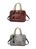 2025 Leopard Print Versatile Handbag: White & Khaki Crossbody Shoulder Bag for Women