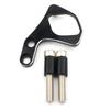 Ignition Key Relocation Bracket Black B For Tr Bonneville Scrambler T100 01-15
