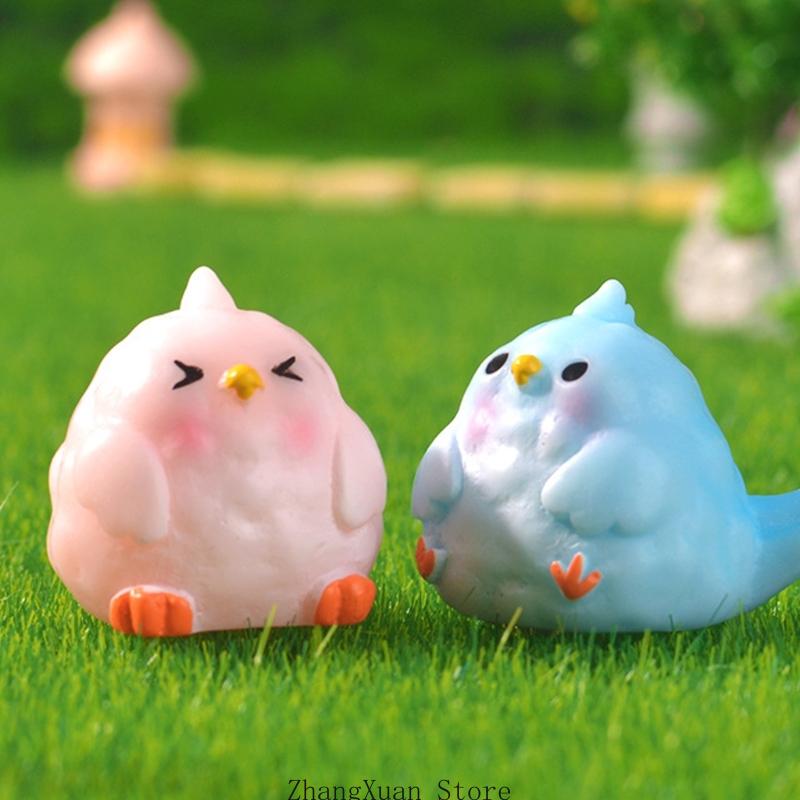 

3XUF 6Pcs Parrot Garden Decors Resins Sculpture For Tabletop Potted Plant Display China Mainland