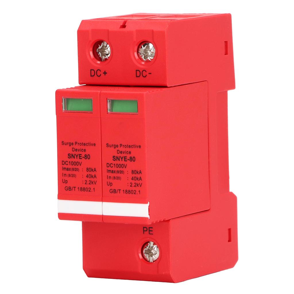 Surge Protective Device 80KA 1000V Voltage Protection Arrester Protector for Distribution Box 2P