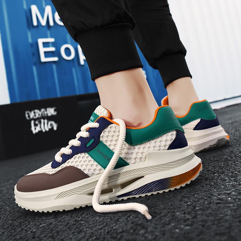 Fashion Casual Sports Shoes New Men's Shoes Summer Breathable Trend Versatile Platform Shoes Men's Forrest Gump Shoes Men's Spot