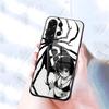 S-Shizuku M-Murasaki Phone Case For Samsung S26 S25 S24 FE S23 S22 S21 Plus S20 Ultra Note20Ultra Black Glass Cover